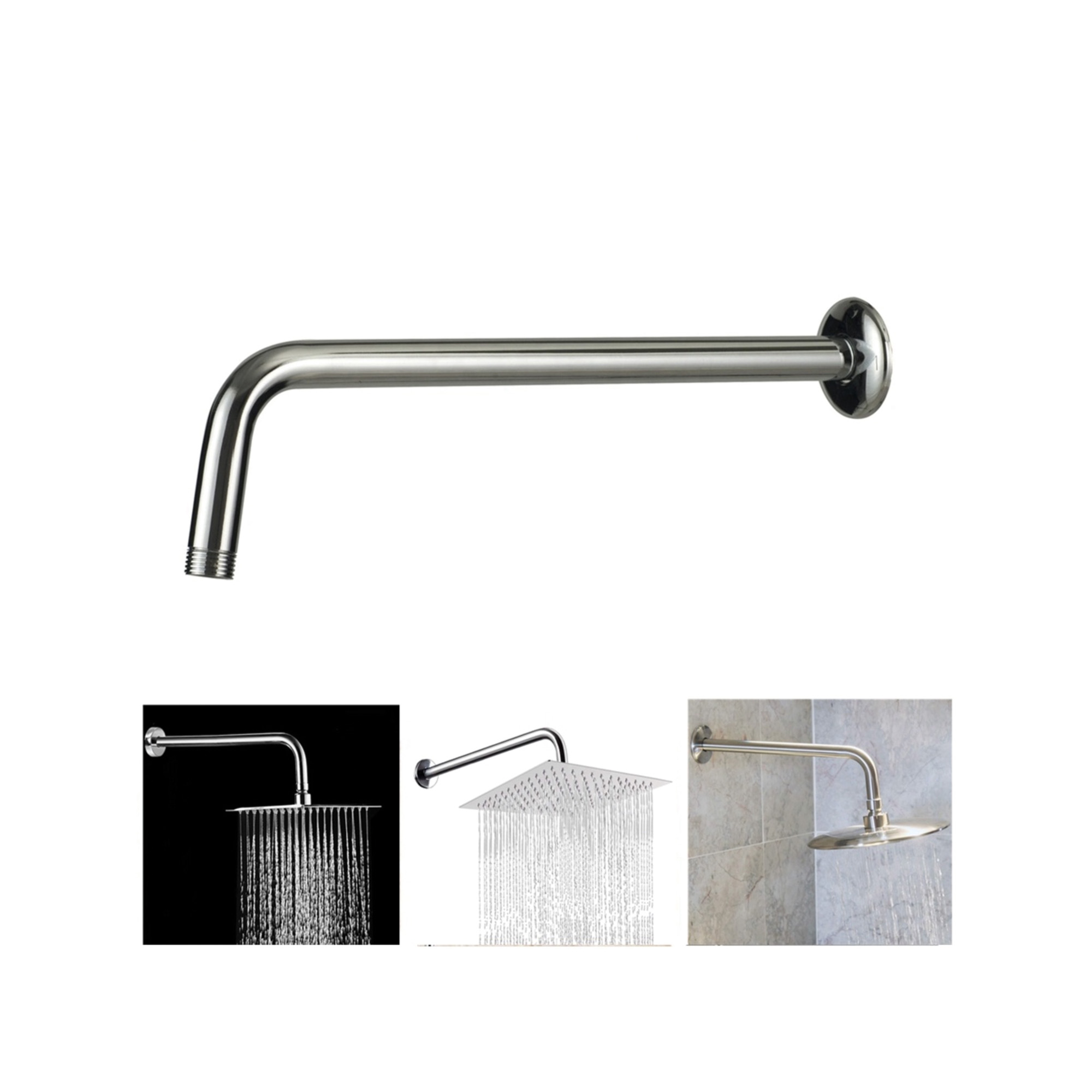 Miniatura 3 de Regadera para ducha 30 x 30 cm cuadrada